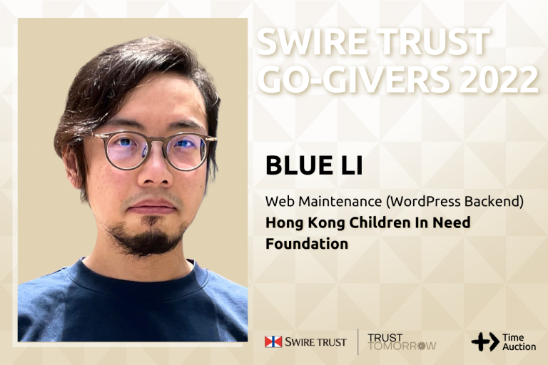 Developing Websites and Volunteerism | Blue Li, Swire Trust Go-Givers of 2022