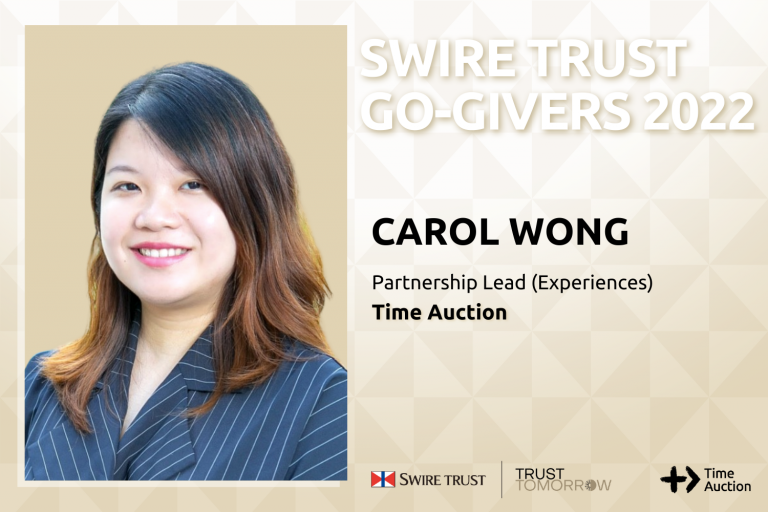 An Advocate For Volunteerism | Carol Wong, Swire Trust Go-Givers of 2022
